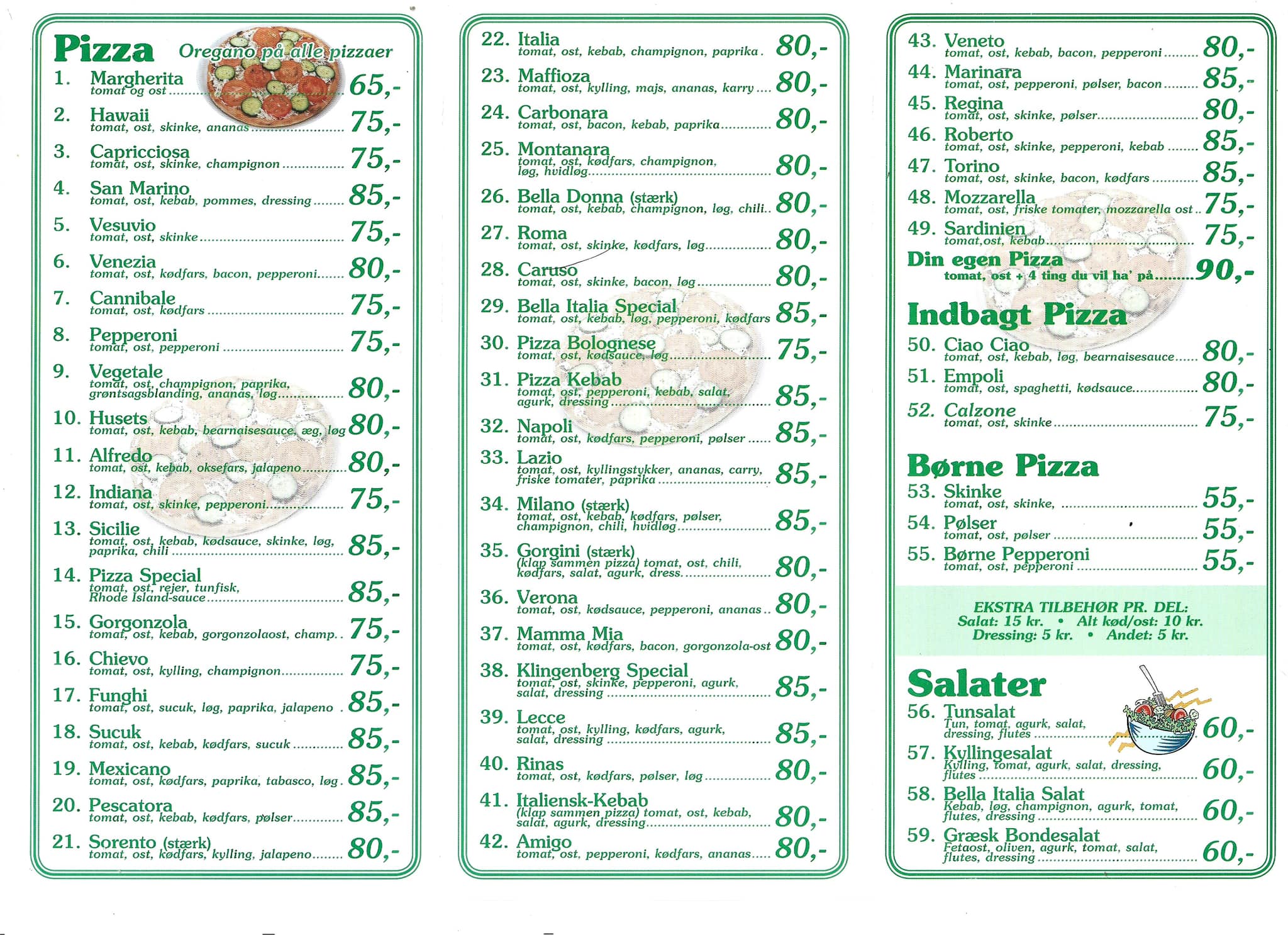 Dansk Menu